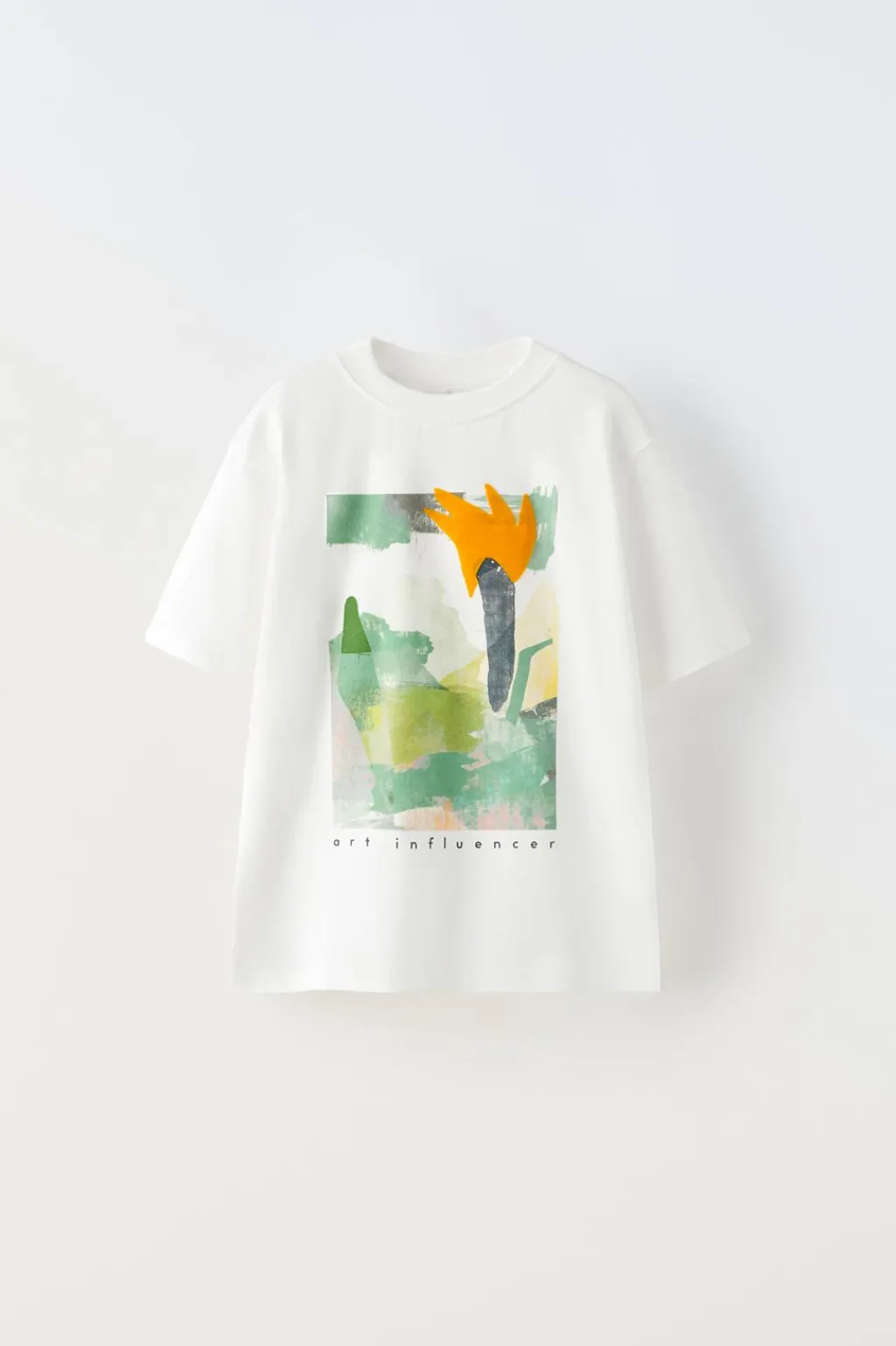 Niños ZARA 6 - 14 Años·Camisetas<CAMISETA ESTAMPADO FLOCK
