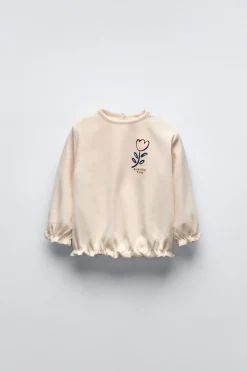 Niños ZARA 6 - 18 Meses·Camisetas|6 - 18 Meses·Camisas<CAMISETA ESTAMPADO FLOR