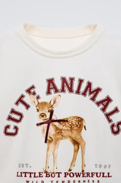 Niños ZARA 1½ - 6 Años·Camisetas<CAMISETA ESTAMPADO LAZO