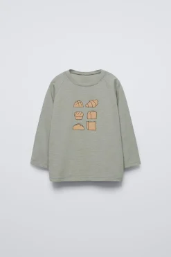 Niños ZARA 1½ - 6 Años·Camisetas|1½ - 6 Años·Camisetas<CAMISETA ESTAMPADO MANGA RANGLÁN