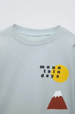 Niños ZARA 1½ - 6 Años·Camisetas|1½ - 6 Años·Camisetas<CAMISETA ESTAMPADO MONTAÑA