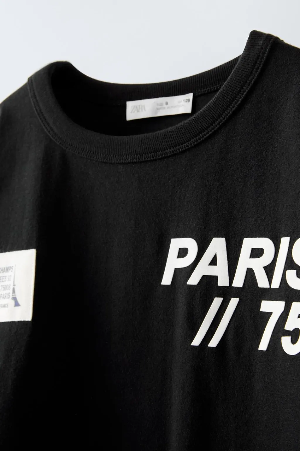 Niños ZARA 6 - 14 Años·Camisetas<CAMISETA ESTAMPADO PARIS