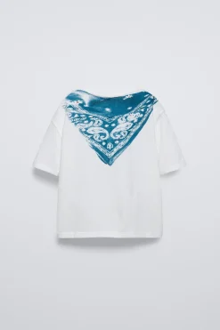 Niños ZARA 6 - 14 Años·Camisetas<CAMISETA ESTAMPADO PAÑUELO