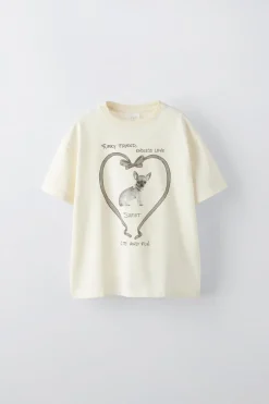 Niños ZARA 6 - 14 Años·Camisetas<CAMISETA ESTAMPADO PERRO