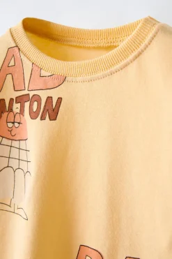Niños ZARA 1½ - 6 Años·Camisetas|1½ - 6 Años·Camisetas<CAMISETA ESTAMPADO PLUMAS