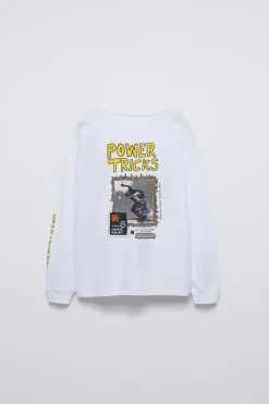 Niños ZARA 6 - 14 Años·Camisetas<CAMISETA ESTAMPADO POWER TRICKS