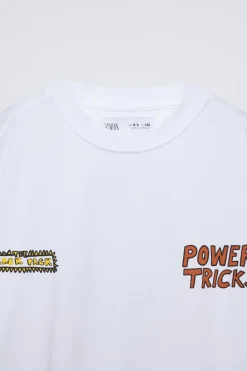 Niños ZARA 6 - 14 Años·Camisetas<CAMISETA ESTAMPADO POWER TRICKS