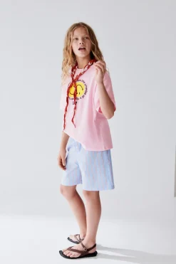 Niños ZARA 6 - 14 Años·Camisetas<CAMISETA ESTAMPADO RELIEVE SMILEYWORLD ®