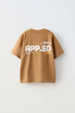 Niños ZARA 6 - 14 Años·Camisetas<CAMISETA ESTAMPADO TEXTO