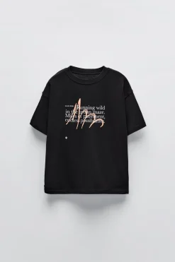 Niños ZARA 6 - 14 Años·Camisetas<CAMISETA ESTAMPADO TEXTO