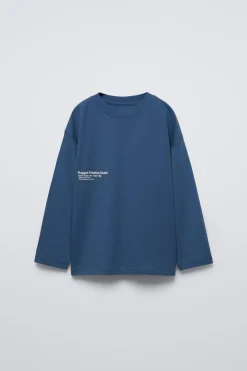 Niños ZARA 6 - 14 Años·Camisetas<CAMISETA ESTAMPADO TEXTO