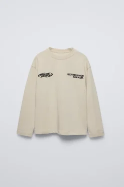 Niños ZARA 6 - 14 Años·Camisetas<CAMISETA ESTAMPADO TEXTO