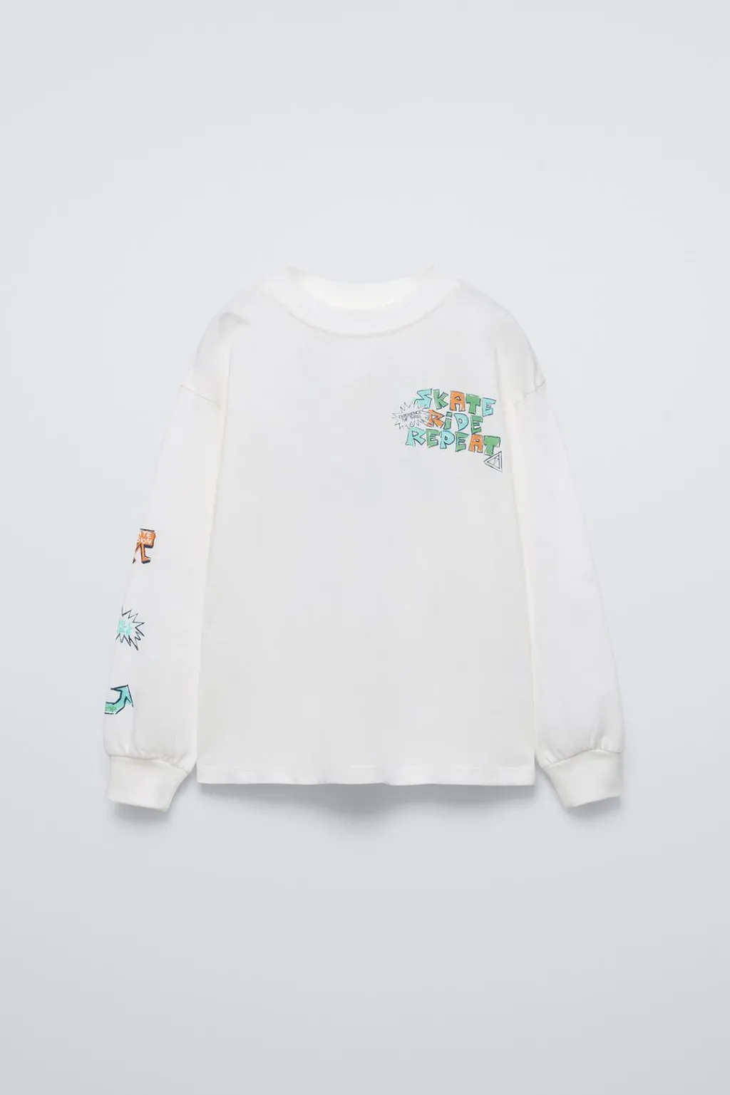 Niños ZARA 6 - 14 Años·Camisetas<CAMISETA ESTAMPADO TEXTO
