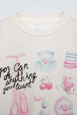 Niños ZARA 6 - 14 Años·Camisetas<CAMISETA ESTAMPADOS