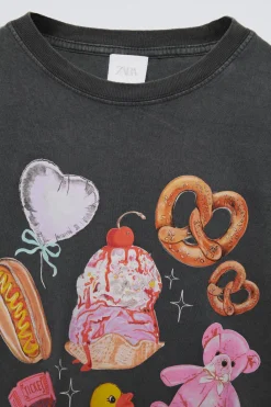 Niños ZARA 6 - 14 Años·Camisetas<CAMISETA ESTAMPADOS