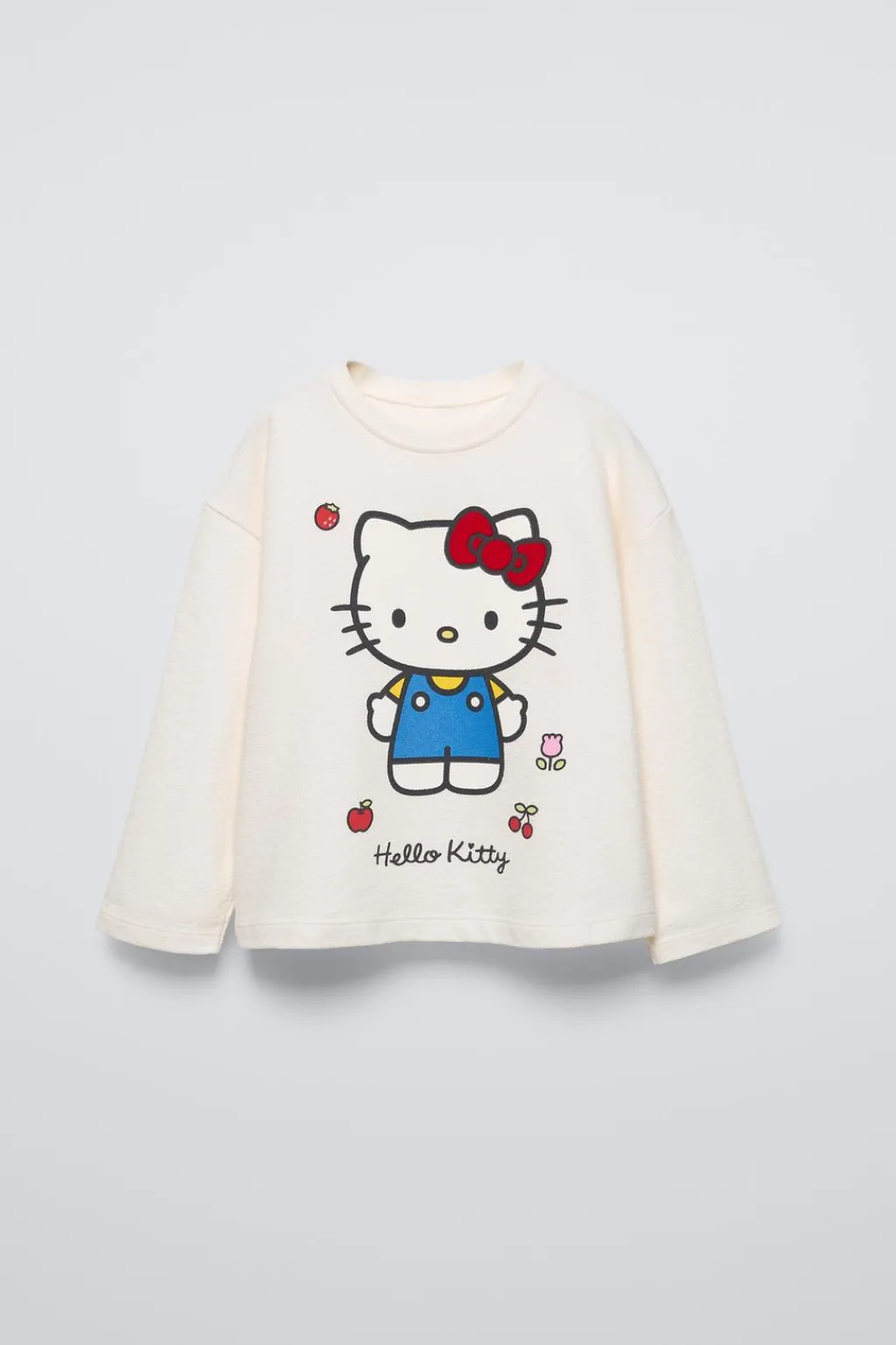 Niños ZARA 1½ - 6 Años·Camisetas|1½ - 6 Años·Licencias<CAMISETA FLOCK HELLO KITTY ©