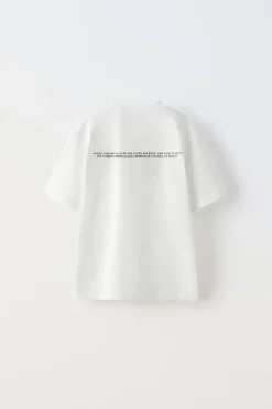 Niños ZARA 6 - 14 Años·Camisetas|6 - 14 Años·Camisetas<CAMISETA FLOCK HOLLYWOOD ®