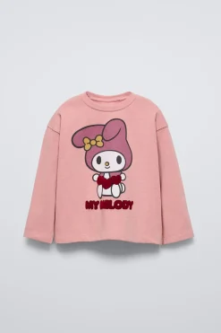 Niños ZARA 1½ - 6 Años·Camisetas|1½ - 6 Años·Licencias<CAMISETA FLOCK MY MELODY AND CINNAMOROLL © SANRIO