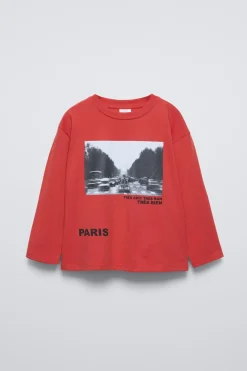 Niños ZARA 6 - 14 Años·Camisetas<CAMISETA FOTOGRAFÍA