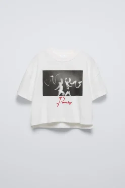 Niños ZARA 6 - 14 Años·Camisetas<CAMISETA FOTOGRAFÍA PARIS