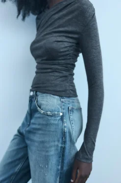 Online CAMISETA FRUNCES SOFT Mujer Camisetas