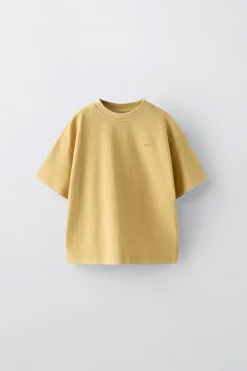 Niños ZARA 1½ - 6 Años·Camisetas|1½ - 6 Años·Camisetas<CAMISETA GARMENT DYE BORDADO