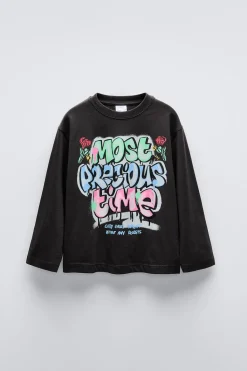 Niños ZARA 6 - 14 Años·Camisetas<CAMISETA GRAFFITTI