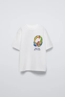 Niños ZARA 6 - 14 Años·Camisetas<CAMISETA GRÁFICO CASCOS