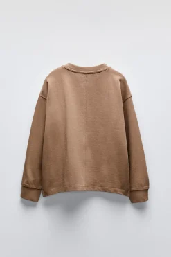 Niños ZARA 6 - 14 Años·Camisetas<CAMISETA HEAVY JERSEY ETIQUETA