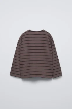 Niños ZARA 1½ - 6 Años·Camisetas|1½ - 6 Años·Camisetas<CAMISETA HEAVY JERSEY RAYAS