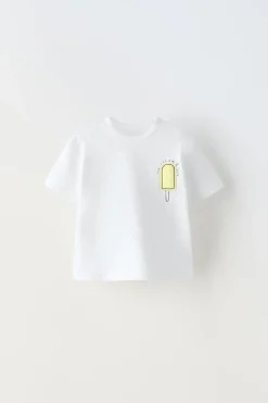 Niños ZARA 6 - 18 Meses·Camisetas<CAMISETA HELADO