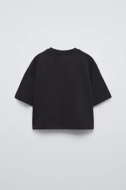 Niños ZARA 6 - 14 Años·Camisetas|6 - 14 Años·Total Look<CAMISETA INTERLOCK LISA