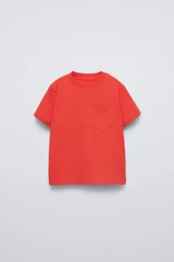 Niños ZARA 1½ - 6 Años·Camisetas|1½ - 6 Años·Camisetas<CAMISETA LISA BOLSILLO