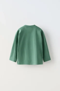 Niños ZARA 1½ - 6 Años·Camisetas|1½ - 6 Años·Camisetas<CAMISETA LISA BOLSILLO