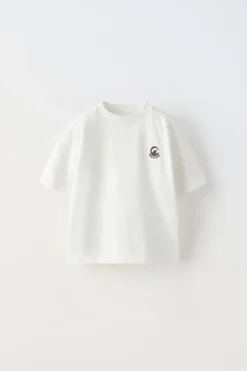 Niños ZARA 1½ - 6 Años·Camisetas|1½ - 6 Años·Chándal<CAMISETA LISA BORDADO