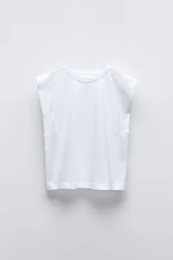 Niños ZARA 6 - 14 Años·Camisetas<CAMISETA LISA PESTAÑA