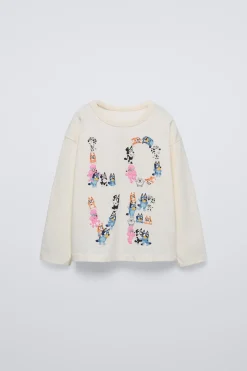Niños ZARA 1½ - 6 Años·Camisetas|1½ - 6 Años·Licencias<CAMISETA LOVE BLUEY © LUDO STUDIO