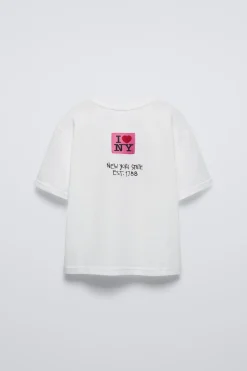 Niños ZARA 6 - 14 Años·Camisetas|6 - 14 Años·Camisetas<CAMISETA MANZANA NUEVA YORK