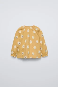 Niños ZARA 6 - 18 Meses·Conjuntos|6 - 18 Meses·Camisetas<CAMISETA MARGARITAS