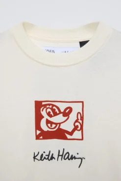Niños ZARA 6 - 14 Años·Camisetas<CAMISETA MICKEY MOUSE © DISNEY Y KEITH HARING ™