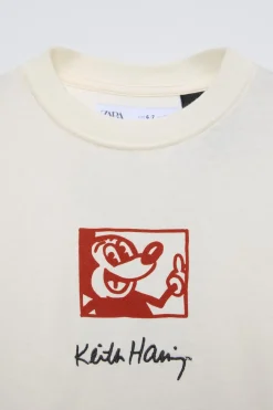 Niños ZARA 6 - 14 Años·Camisetas<CAMISETA MICKEY MOUSE © DISNEY Y KEITH HARING ™