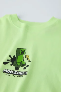 Niños ZARA 6 - 14 Años·Camisetas<CAMISETA MINECRAFT © MOJANG AB. ™
