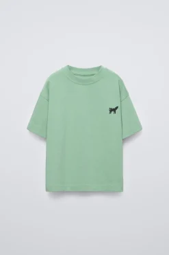 Niños ZARA 6 - 14 Años·Camisetas<CAMISETA MOTIVO BORDADO