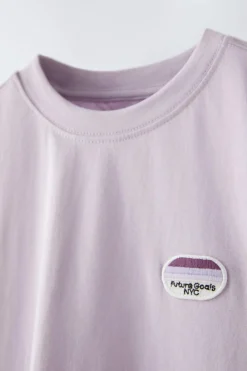 Niños ZARA 6 - 14 Años·Camisetas<CAMISETA PARCHE BORDADO