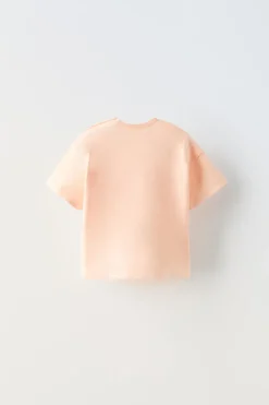 Niños ZARA 6 - 18 Meses·Camisetas<CAMISETA PARCHE MANZANA