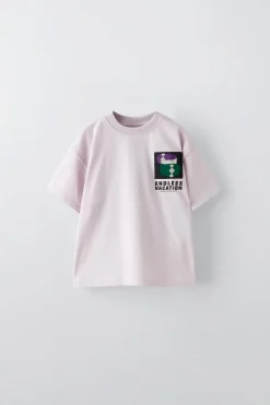Niños ZARA 1½ - 6 Años·Camisetas|1½ - 6 Años·Camisetas<CAMISETA PARCHE SKATE