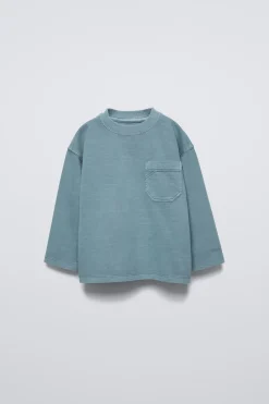 Niños ZARA 1½ - 6 Años·Camisetas|1½ - 6 Años·Camisetas<CAMISETA PESPUNTES GARMENT DYE