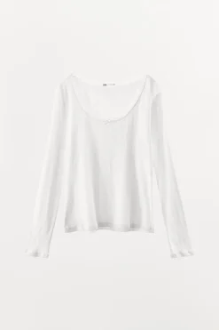 Sale CAMISETA POINTELLE PUNTILLA Mujer Tops / Bodies