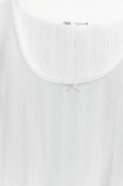 Fashion CAMISETA POINTELLE PUNTILLA Mujer Camisas / Blusas|Lenceria