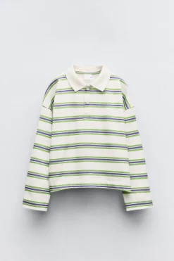 Niños ZARA 6 - 14 Años·Camisetas|6 - 14 Años·Camisetas<CAMISETA POLO RAYAS